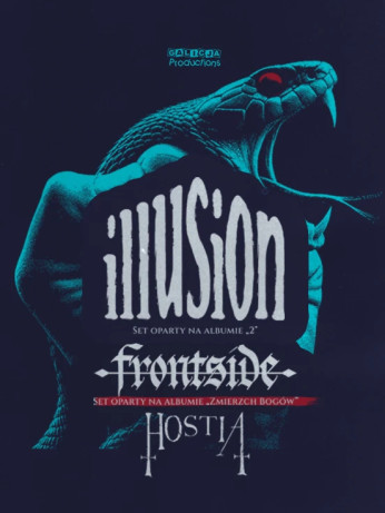 Opole Wydarzenie Koncert Illusion, Frontside, Hostia