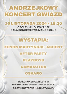 Opole Wydarzenie Koncert Andrzejkowy Koncert Gwiazd