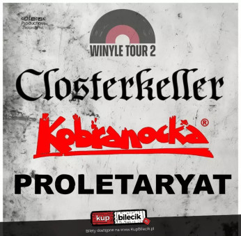 Opole Wydarzenie Koncert Kobranocka, Proletaryat, Closterkeller