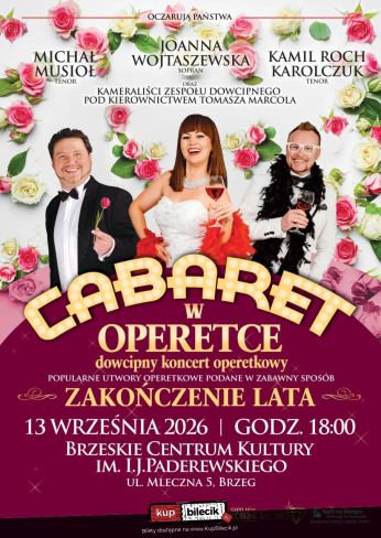 Brzeg Wydarzenie Spektakl Cabaret w Operetce - Zakończenie Lata