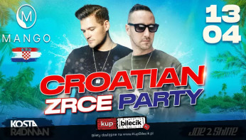 Opole Wydarzenie Koncert Croatian zrce party - Kosta Radman & Joe2Shine - Mango Opole